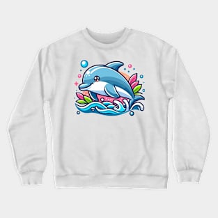 Dreamy Dolphin Dazzle Crewneck Sweatshirt